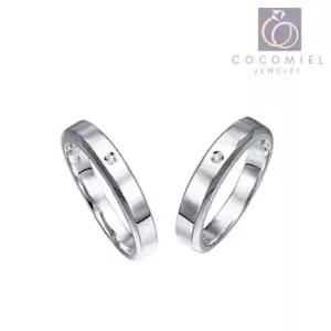 편한커플링 포스트 커플 우정 연인 약속 여자친구선물 쌍가락지 순은 실버 반지 CR-2