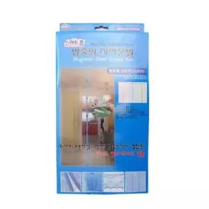 방충망문 현관방충문 방충망 자석문발 120x210 현관용 핑크