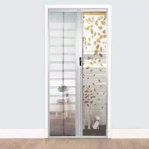 현관문 뽁뽁이 보온 비닐 미세 모기장 방풍 방충망