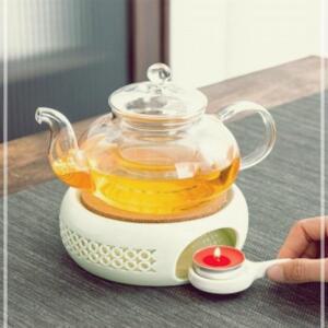 [2개구성] 우리기 차 온도유지 다도 라이트 데우기 S-2 굿힐링 워머 티 도자기 LWC2D032