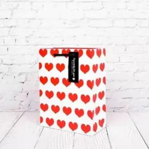 [문구] 하트 디자인 쇼핑백 선물용 종이가방 대형 선물가방 고급스러운 포장용 가방