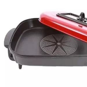 잔치팬 퀸센스300 전기 후라이팬 강화유리 다이아몬드커팅