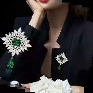 선물브롯지 오픈방지 10종 정장 진주 브로치 가디건 매너 옷핀