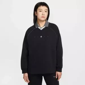 [나이키]스포츠웨어 플리스 여성 오버사이즈 그래픽 폴로 탑 - 010 IF0257 399380