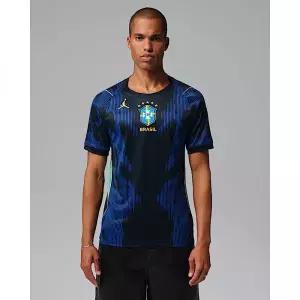 [나이키]브라질 2026 스타디움 어웨이 남성 조던 드라이 핏 축구 저지 - 올드 로얄블랙 IU1072-417 40012