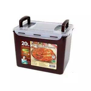 찬기 쿨맥시 밀폐용기 김치통 정리 반찬통 사각 43호 20.0L