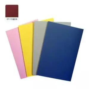 현진 원단 칼라보드롱/우드락 BO-090 5T 빨강색/600x900mm 장(1개입)