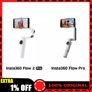 인스타360 플로우 2 프로 360 무한 팬 액티브 줌 트래킹 포켓 AI 필름메이커 스마트폰 리모컨 프리 틸트 모
