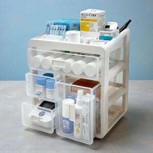 하루잡화 식탁 위 약통 정리함