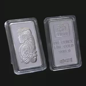 스위스 실버바 모형 금전운 외화 컬렉션 가짜실 소품 인테리어 장식품 은색바 촬영 용품