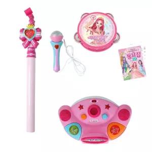 아기마이크 장난감 음악놀이 스탠드 조명 동요 아기용마이크 노래 가수 4세