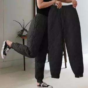 여성골프복 겨울 여성 패딩 바지 기모 골프 팬츠 여성솜바지