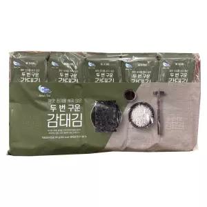 코스트코 예맛 조미를하지않은 두번구운 감태김 80g (10봉) /반찬 도시락