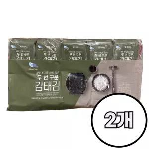 코스트코 예맛 조미를하지않은 두번구운 감태김 80g (10봉)x2개 /반찬 도시락