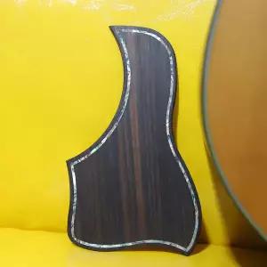 솔리드 로즈우드 기타 픽가드 아발론 인레이 라인 포함 목재 클래식 포크 어쿠스틱 바디 보호용 WID-134