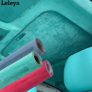 극세사 패브릭 자체 접착 스웨이드 룩 프리미엄 합성 가죽 - 자동차 인테리어 호환 장식에 완벽한 스트레치