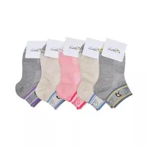 [마이모노샵][마이모노샵] 60대여성 숙녀양말 파스텔 라인 로고 매쉬 단목양말 5매입 (17253818)