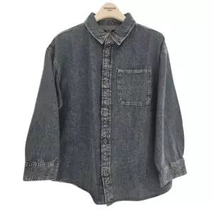 [롯데백화점]폴햄키즈 데님오브핏셔츠PKG5WC3710