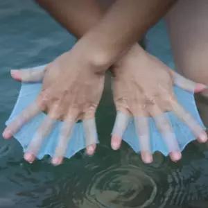 DUGNMARKT  아쿠아 개구리 물갈퀴 M 수영 오리발 손물갈퀴 장갑