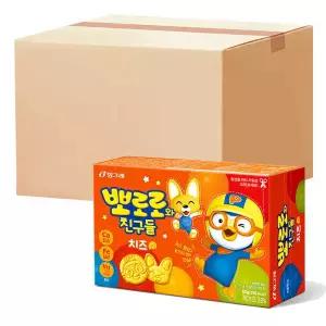 크라운 뽀로로와 친구들 치즈맛 20개 간식 아이과자