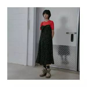 [LAP] 플라워 프린트 롱 나시 원피스 AS1WO260 944664