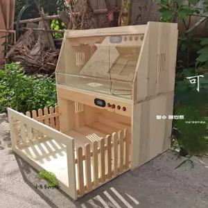 거북이사육장 육지 파충류 놀이터 일반 하우스 패키지 608040 원목 케