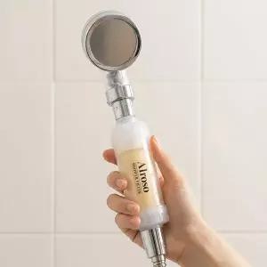 [갤러리데코]올로소 비타민 샤워필터 샤워기 필터 녹물 염소제거 피부케어 수압상승 향기필터 4개묶음세트