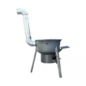 농촌 시골 가마솥 아궁이 난로 드럼통 숯불 화로대