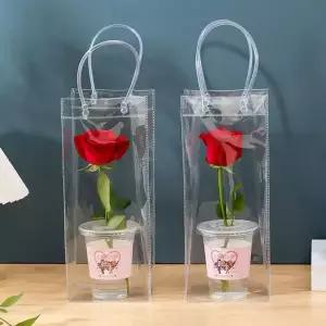 샴페인 PVC 와인 칠링백 아이스버킷 보냉 쿨러 35cm