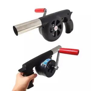 바베큐 스핀송풍기 수동 핸드 송풍기 숯불 캠핑용품 바베큐용품 점화