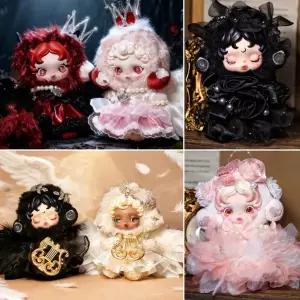 10cm 인형 옷 스컬판다 V3 유 파운드 미 시리즈 빈티지 드레스 동화 스타일 인형 의상 액세서리 소녀 선물