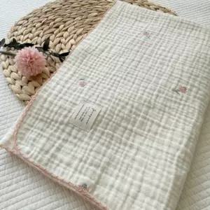 제이앤제나 아기 거즈 블랭킷 출산선물 프렌치 90X70