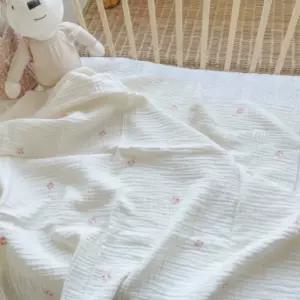 제이앤제나 아기 다용도 거즈 블랭킷 쁘띠래빗 90X70