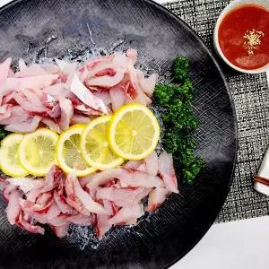 [통영수산물시장] 제철 보리숭어회 필렛 300g x 2팩+회초장