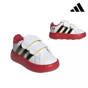 [롯데백화점]토박스 [아디다스] 그랜드 코트 미키 CF I 아동화 화이트레드 ADKCG1TSGC11