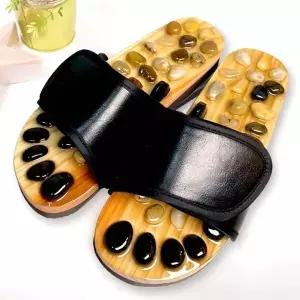 발모양 지압슬리퍼