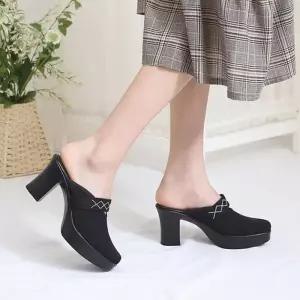 [라일리] Rly 샌들 구두 베이직 웨지힐 여성화 펌프스힐 토오픈