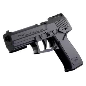 UB 자동연사 USP 권총 탄피 배출 에어 소프트건 너프건 블랙 1개