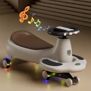 onyou 실내용 흔들 자동차 베터리없이도 앞으로 나가는 안전한 탑승차