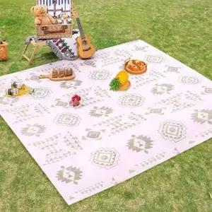 (옵션 베이지 180x200cm)일회용 방수 돗자리 5p 180x200cm 한강돗자리 야외매트