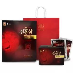 천제명 진홍삼 액골드 선물세트 6년근 30포 설 추석 명절 부모님 선물 홍물