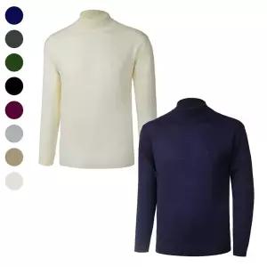 남자 겨울 국내제작 울 반폴라 니트티 니트 티셔츠 GL-L-KN-21