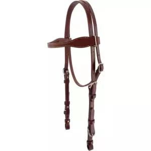 도크 웨스턴 호스 택-프로 헤드스톨 오일 태닝 풀 그레인 가죽 무거운 무게 목장 작업 트레일 라이딩 및