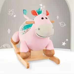 걸음마유아 실내놀이 패브릭 유니콘 흔들목마 조카선물 어린이집 아이방