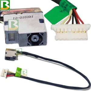 HP STREAM 14-AX 15-DW 17-G 17-G121WM 17-G179NB용 DC 전원 잭 소켓 와이어 케이블 커넥터 799750 -S23 T2