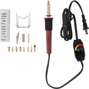 우드버닝을 위한 가변 온도 제어 기능이 있는 호두 속 크리에이티브 베르사 툴 11가지 포인트(팁) 오리지널