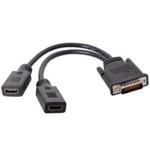 DMS 59PinDMS-59 DP Hd 남자 2 X VGA DVI 245 여자 변환기 어댑터 듀얼 모니터 시스템용 링크 비디오 분배