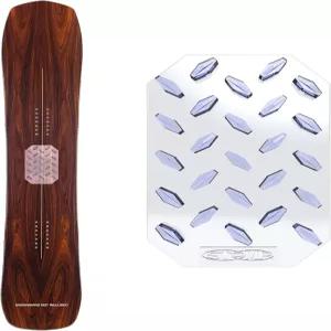 스톰프립 프리미엄 스노보드 스톰프 패드 다이아몬드 플레이트 올드 스쿨 컬렉션 3D 디자인 클리어