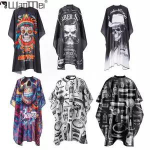 WANMEI 1pcs 전문 방수 미용 목도리 나일론 미용 살롱 옷 잘게 썬 머리 절연체 머리 염색 도구