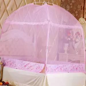 사각 모기장 일체형 접이식 원터치 텐트형 모기장 침대 대형